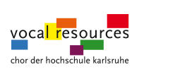 Logo vocal resources Chor der Hochschule Karlsruhe